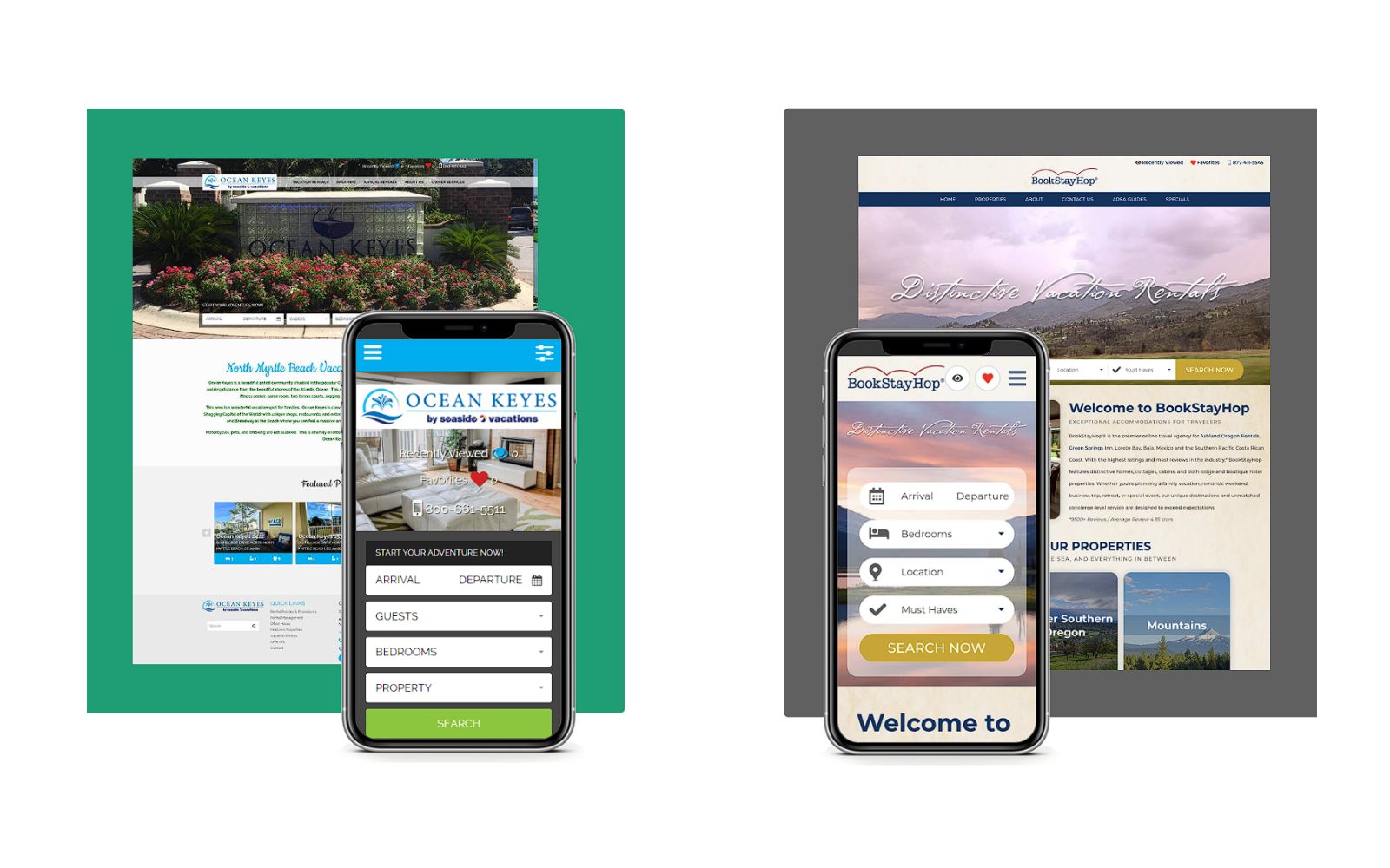InterCoastal Net Designs website builder features